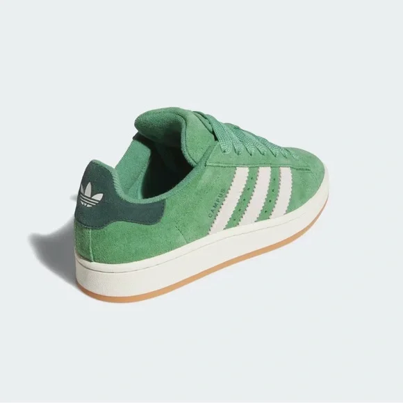 adidas Campus Suede Sneaker in Green with Cream Accents JR0104 NWT - Picture 12 of 15
